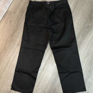 Dockers Signature Khaki Black Straight Leg Dress Pants